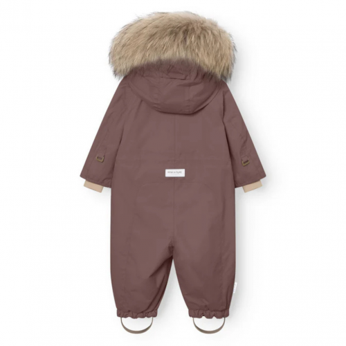 Peppercorn Plum MATWISTI Fleece Lined Snowsuit Fur