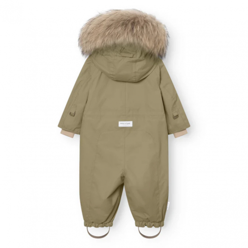 Aloe Green MATWISTI Fleece Lined Snowsuit Fur