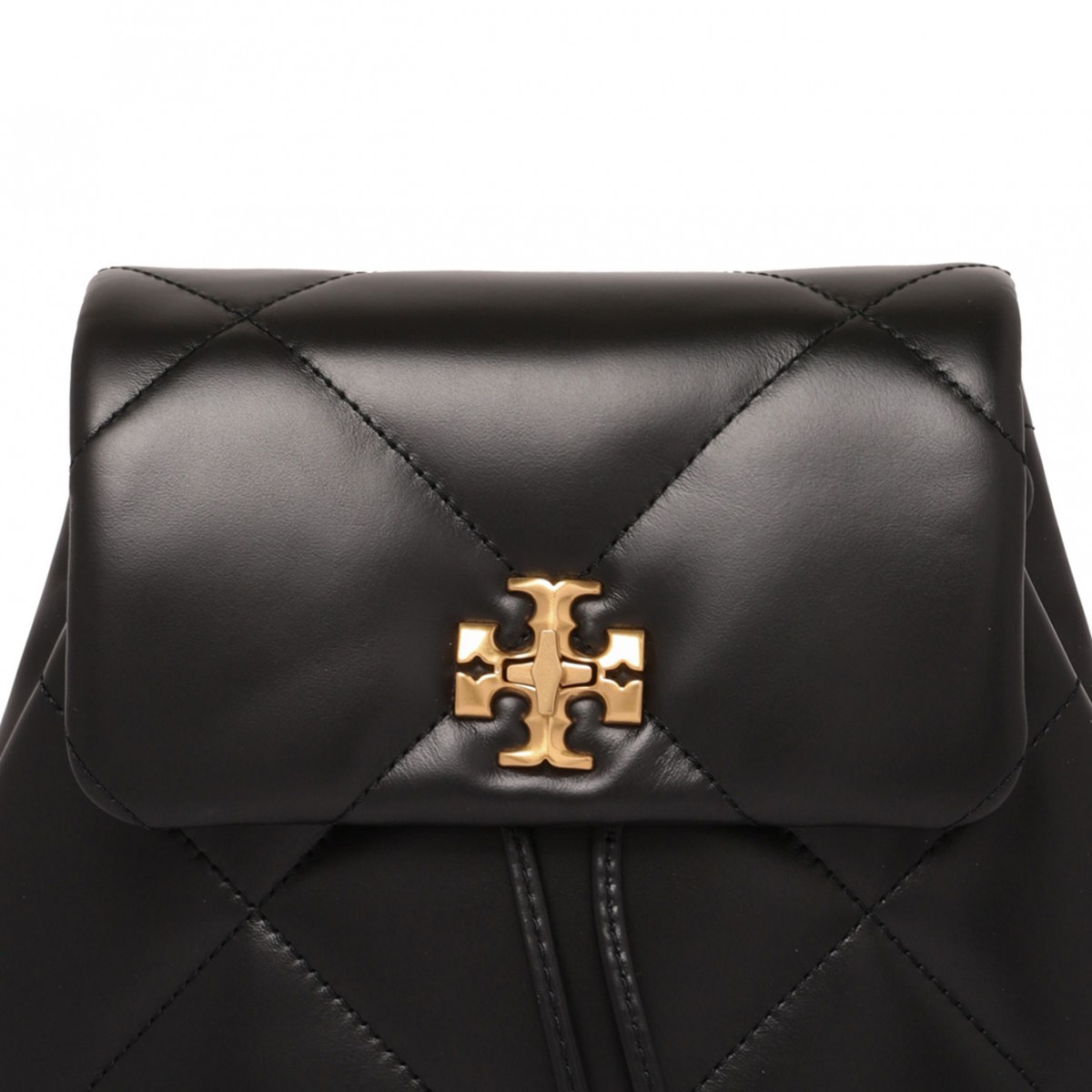 Black Mini Kira Diamond Quilt Backpack