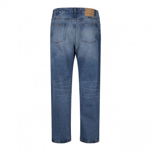 Blue Tapered Jeans 2
