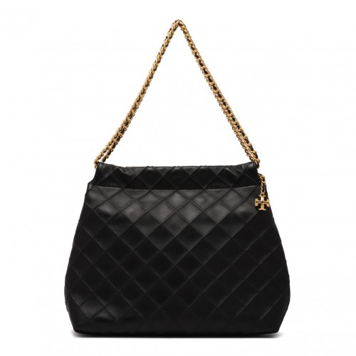 Black Fleming Drawstring Bag