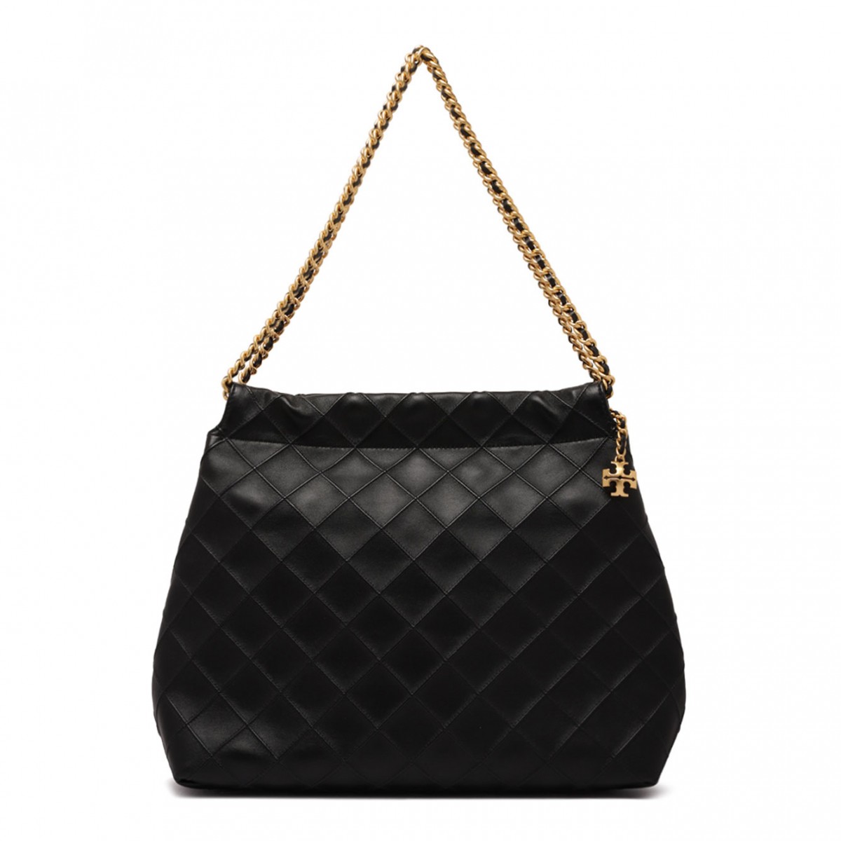 Black Fleming Drawstring Bag