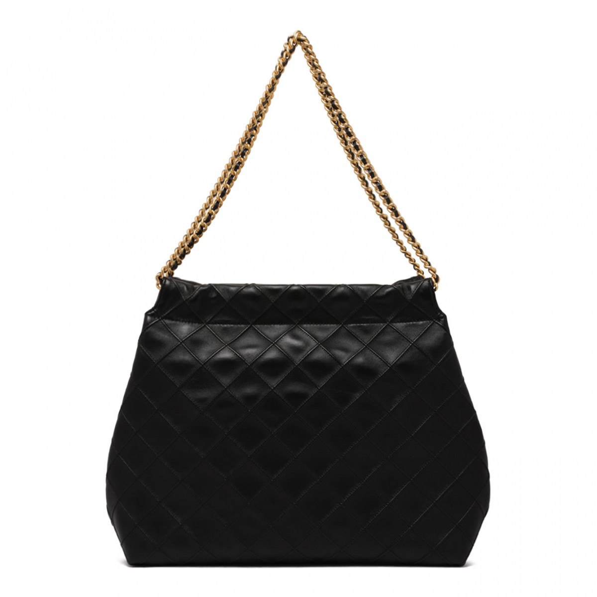 Black Fleming Drawstring Bag