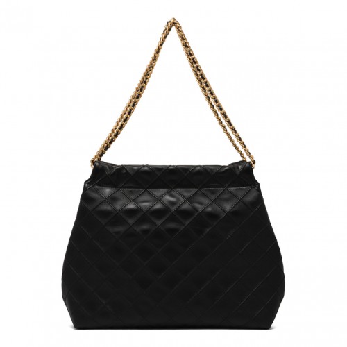 Black Fleming Drawstring Bag