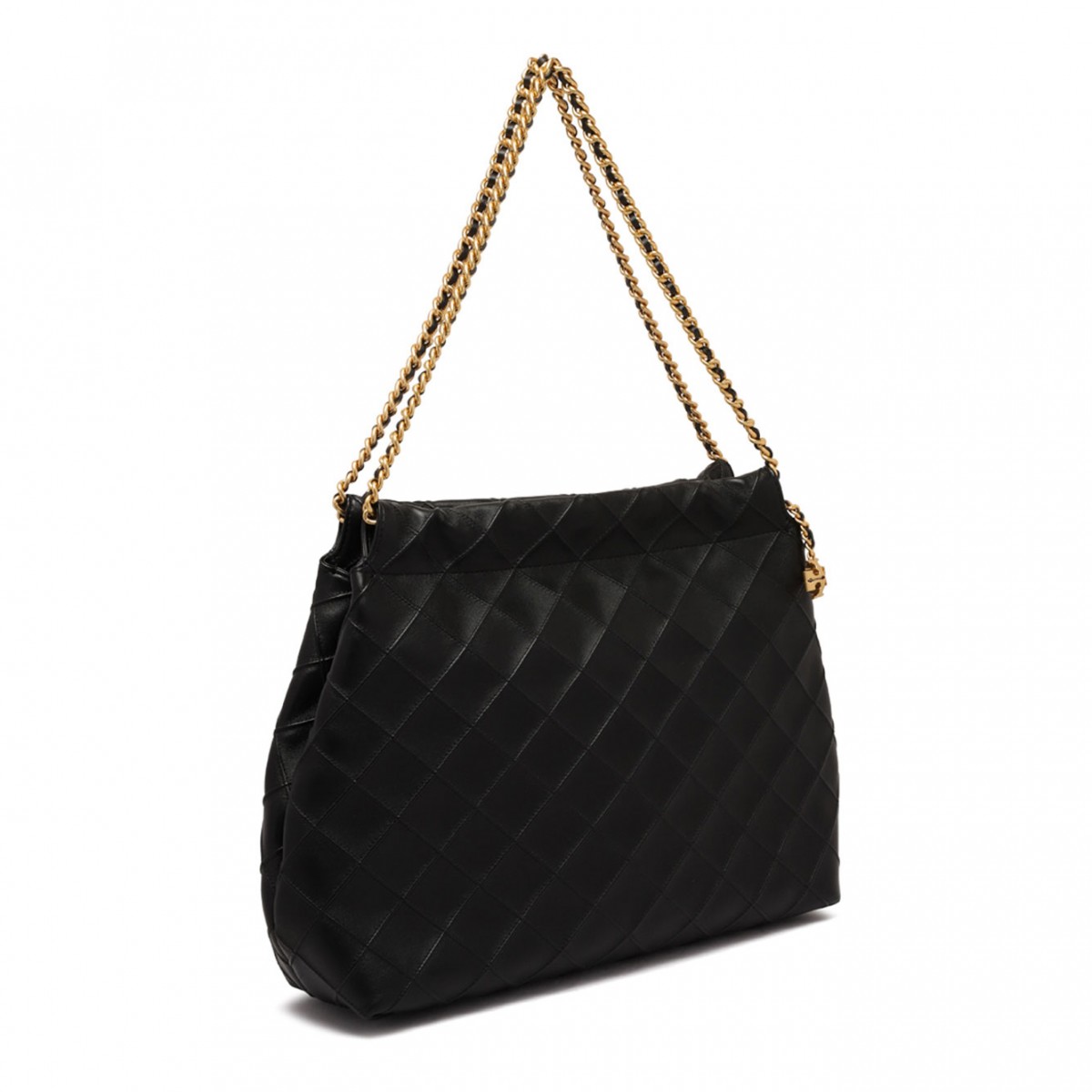 Black Fleming Drawstring Bag