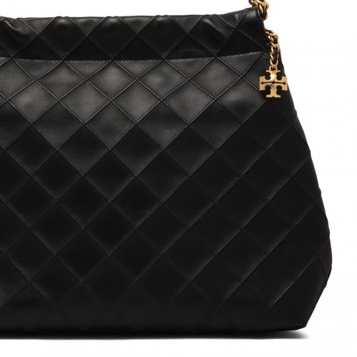 Black Fleming Drawstring Bag