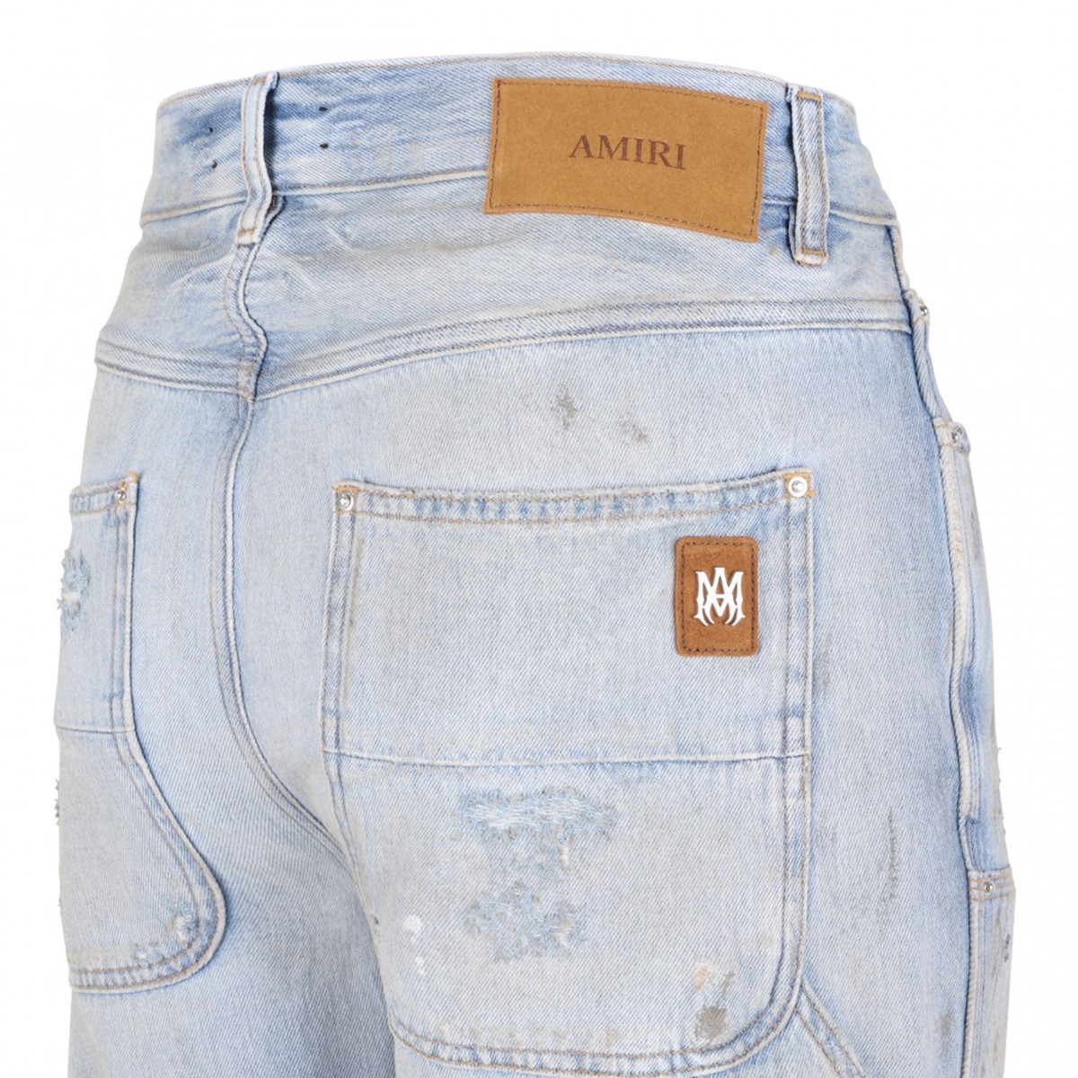 Blue Straight Leg Jeans