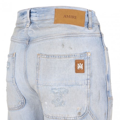 Blue Straight Leg Jeans