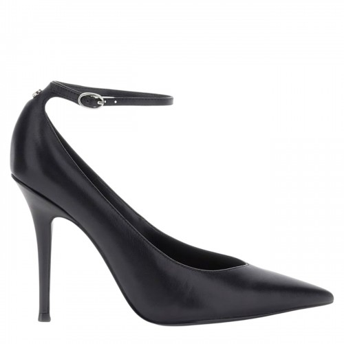 Black Napril Genuine Leather Pumps
