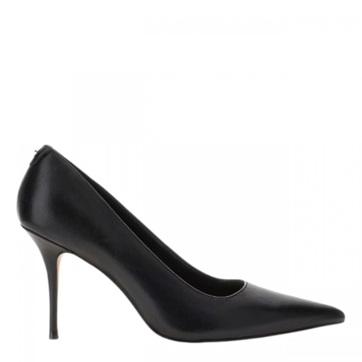 Black Idreena Genuine Leather Pumps