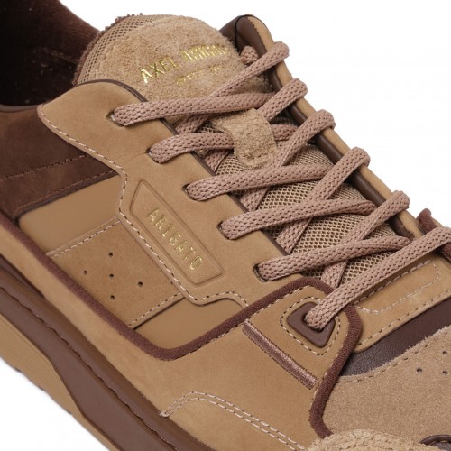 Tan and Dark Brown Clay Sneakers