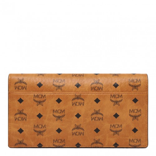 Brown Visetos Crossbody Clutch Bag 2