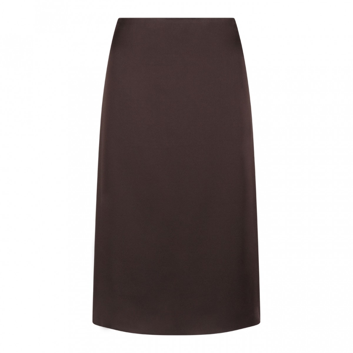 Deep Brown Pencil Skirt