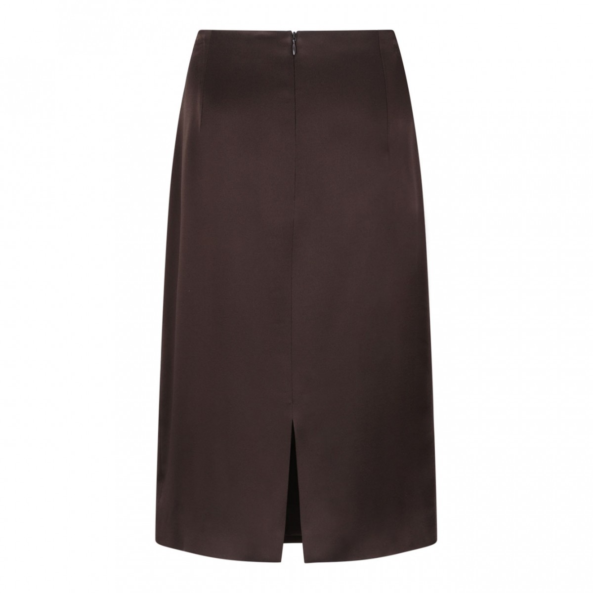 Deep Brown Pencil Skirt