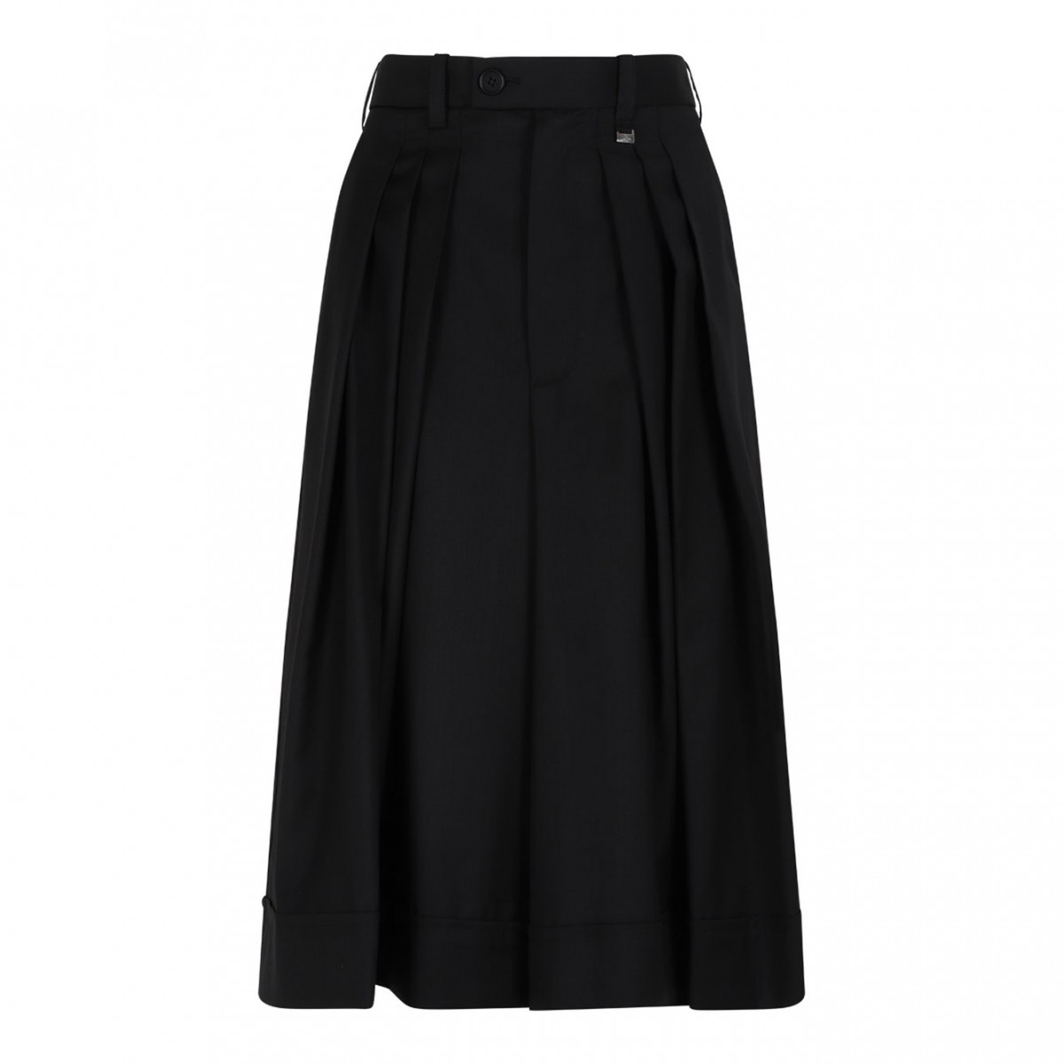 Black Virgin Wool Panties