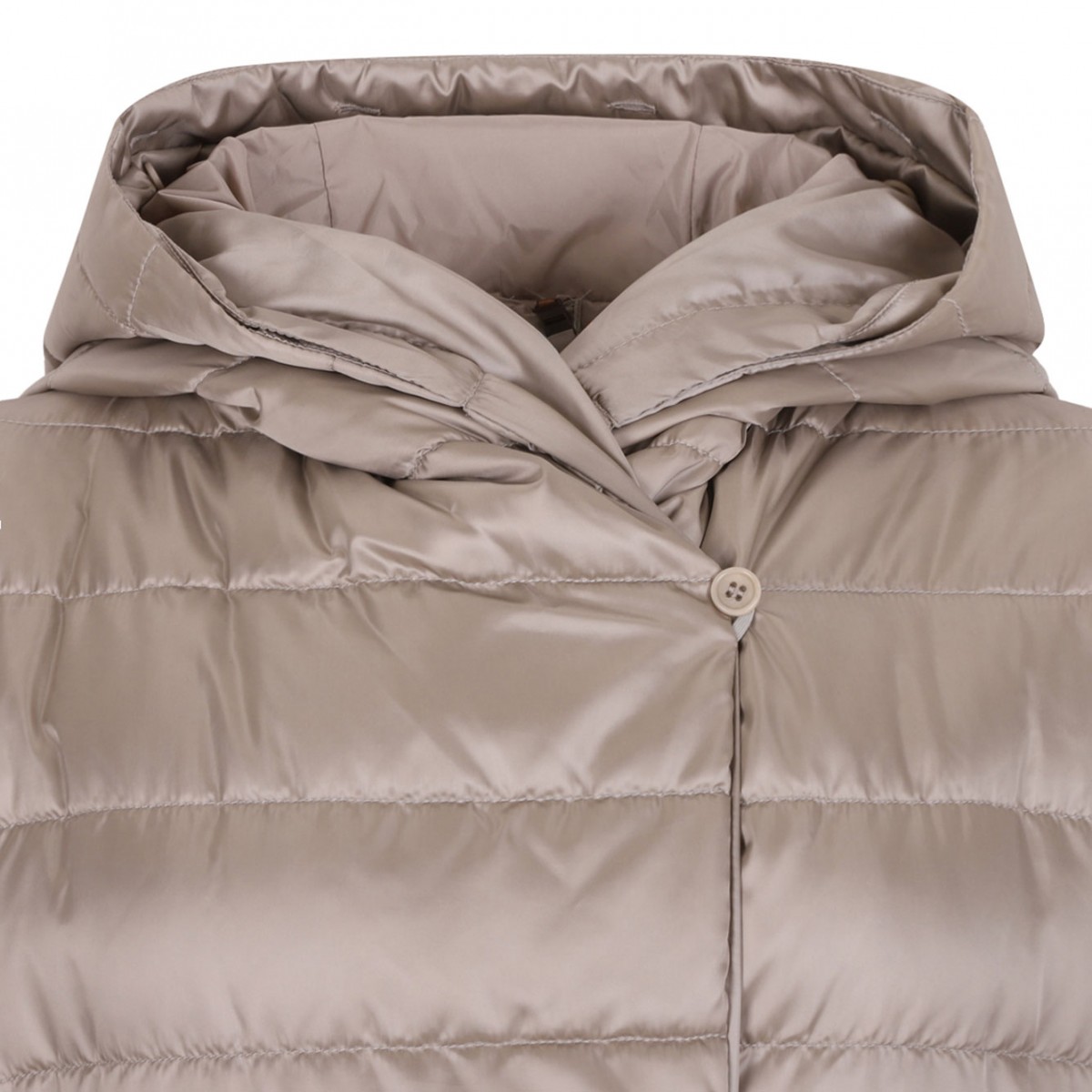 Light Reversible Water-Repellent Satin Duvet Down Jacket