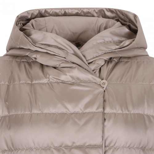 Light Reversible Water-Repellent Satin Duvet Down Jacket