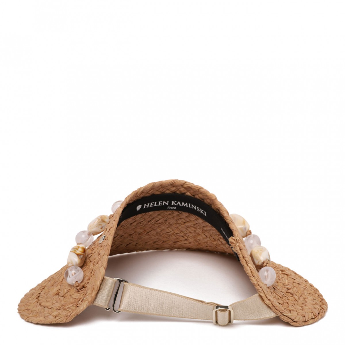 Nougat and Natural Nyla Classic Visor