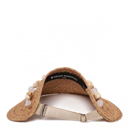 Nougat and Natural Nyla Classic Visor