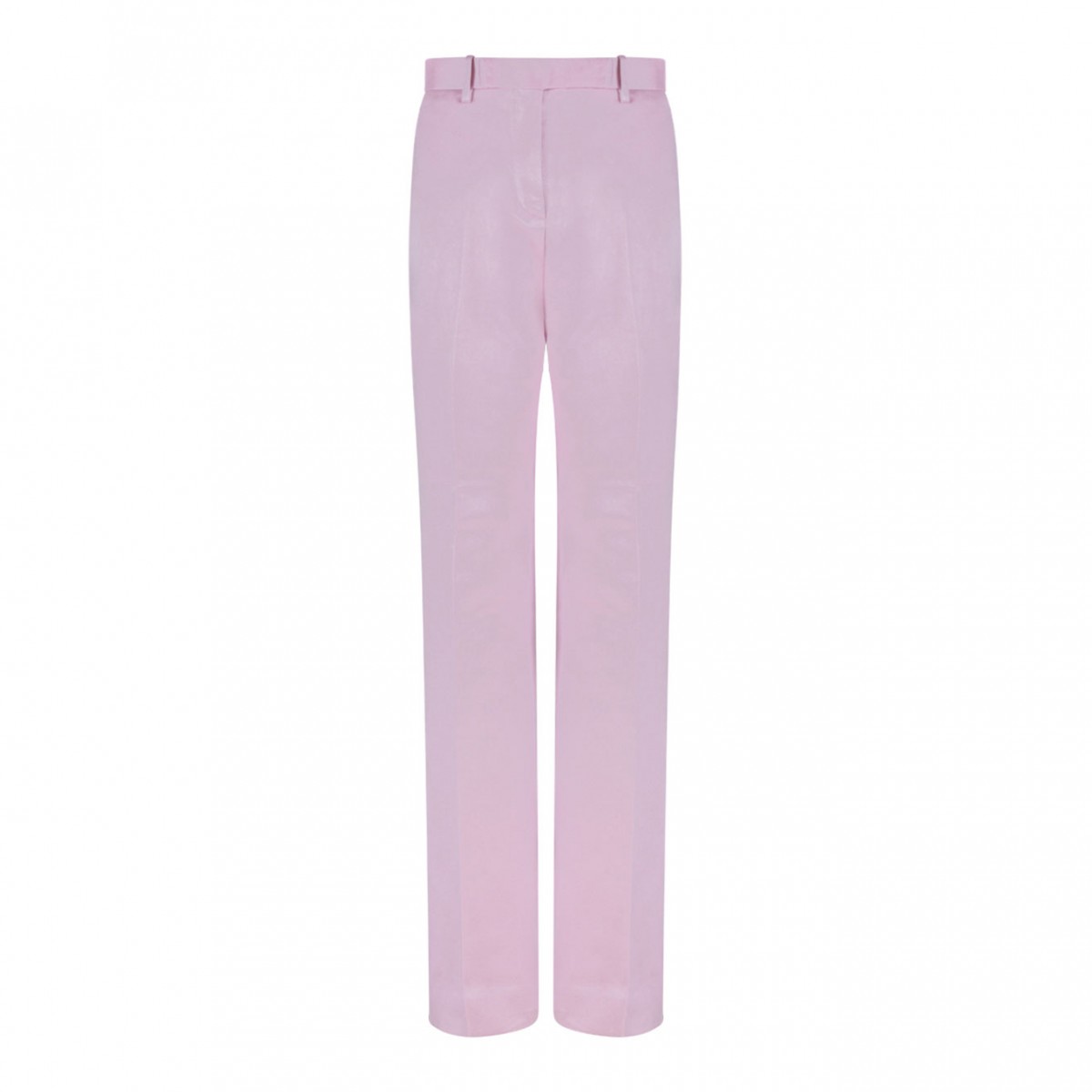 Orchid Pink Washed Cotton Tailored Pants