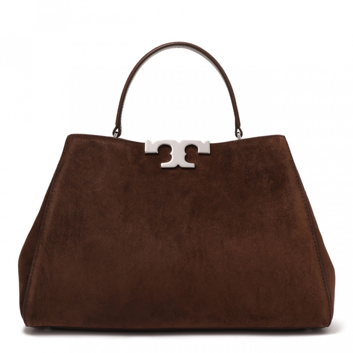 Dark Borwn Suede Eleanor Hand Bag