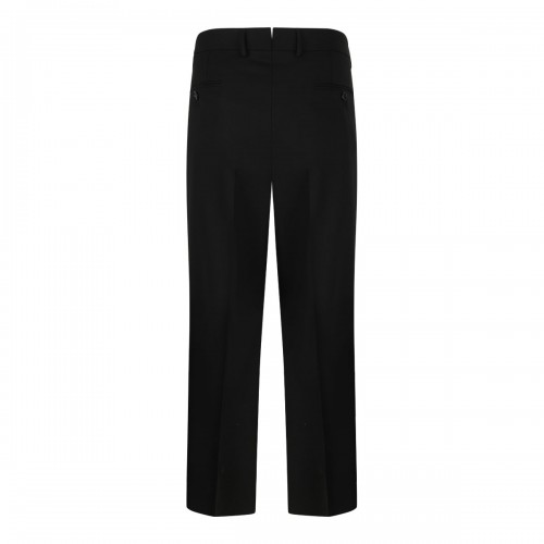 Black Pleated Front Trousers 2
