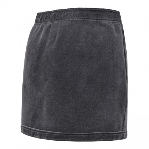 Washed Caviar Cotton Mini Skirt