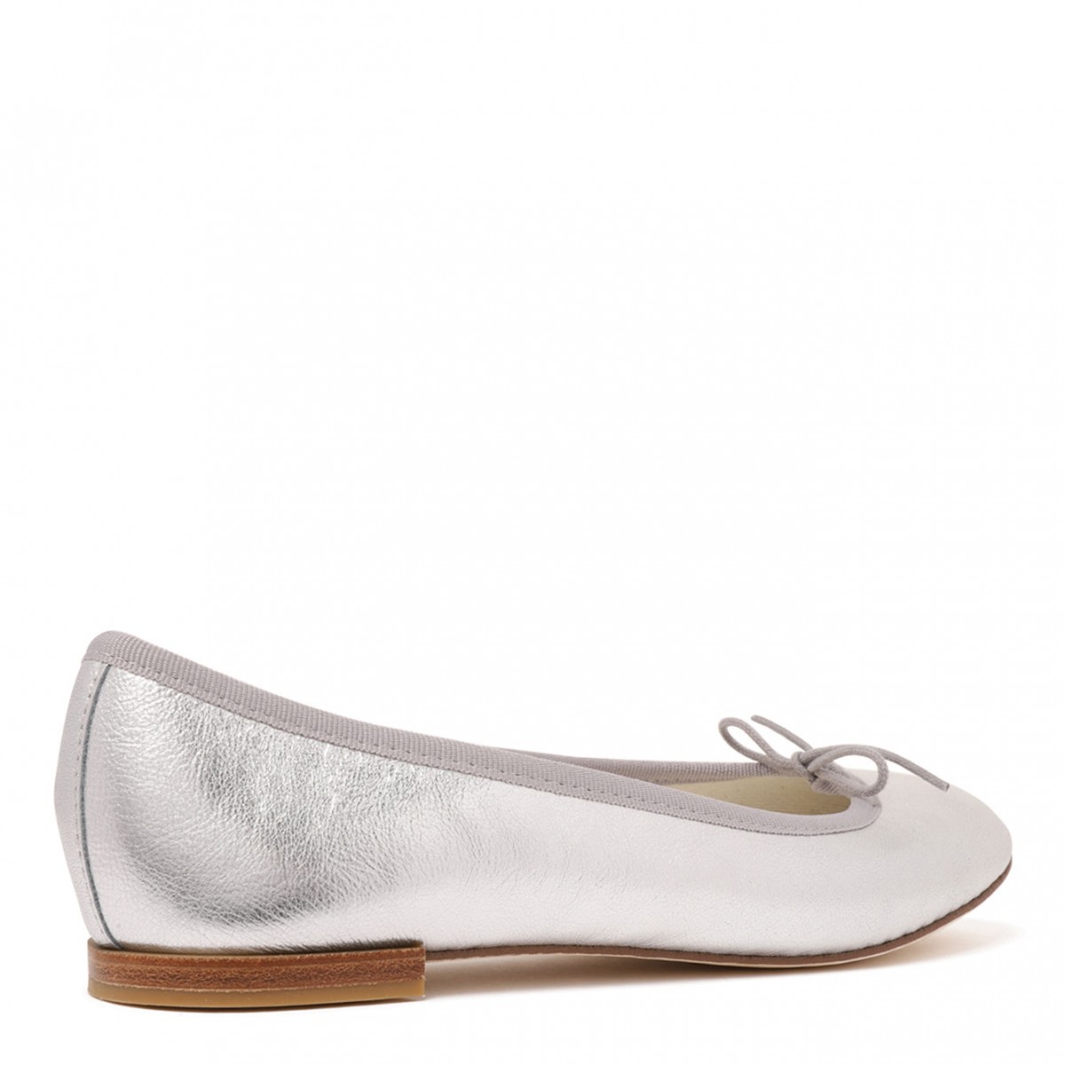 Silver Cendrillon Ballet Flats