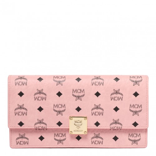 Light Pink Monogram Print Shoulder Bag