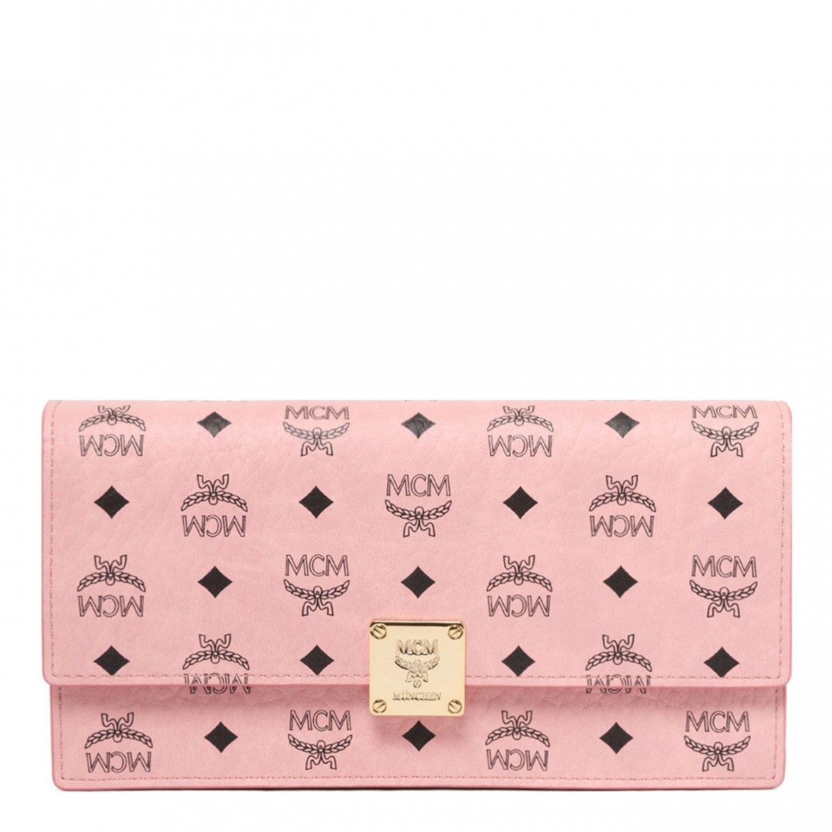 Light Pink Monogram Print Shoulder Bag