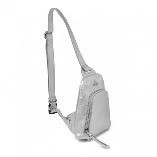 Silver Sling Bag