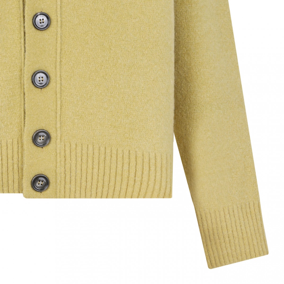 Yellow Heart's Friend Cardigan With Logo