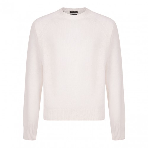 Chalk Cashmere Sweater