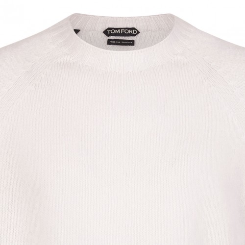Chalk Cashmere Sweater