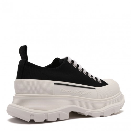 Black and White Tread Slick Shoes