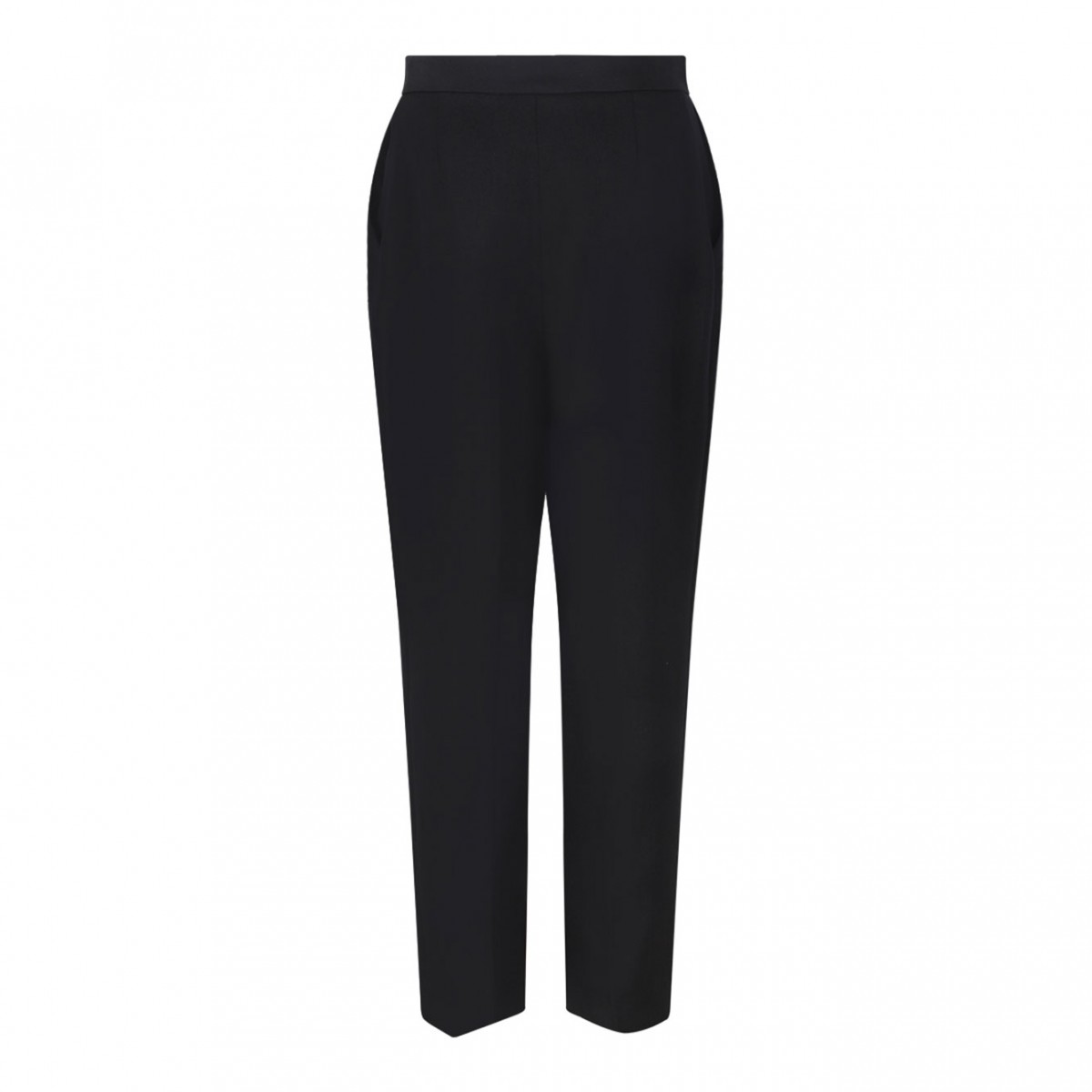 Black High-Waisted Trousers