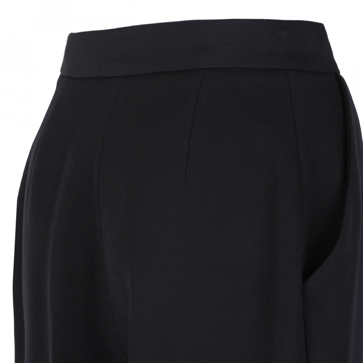 Black High-Waisted Trousers