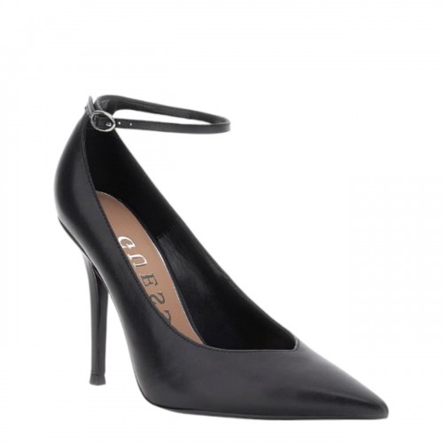 Black Napril Genuine Leather Pumps 2