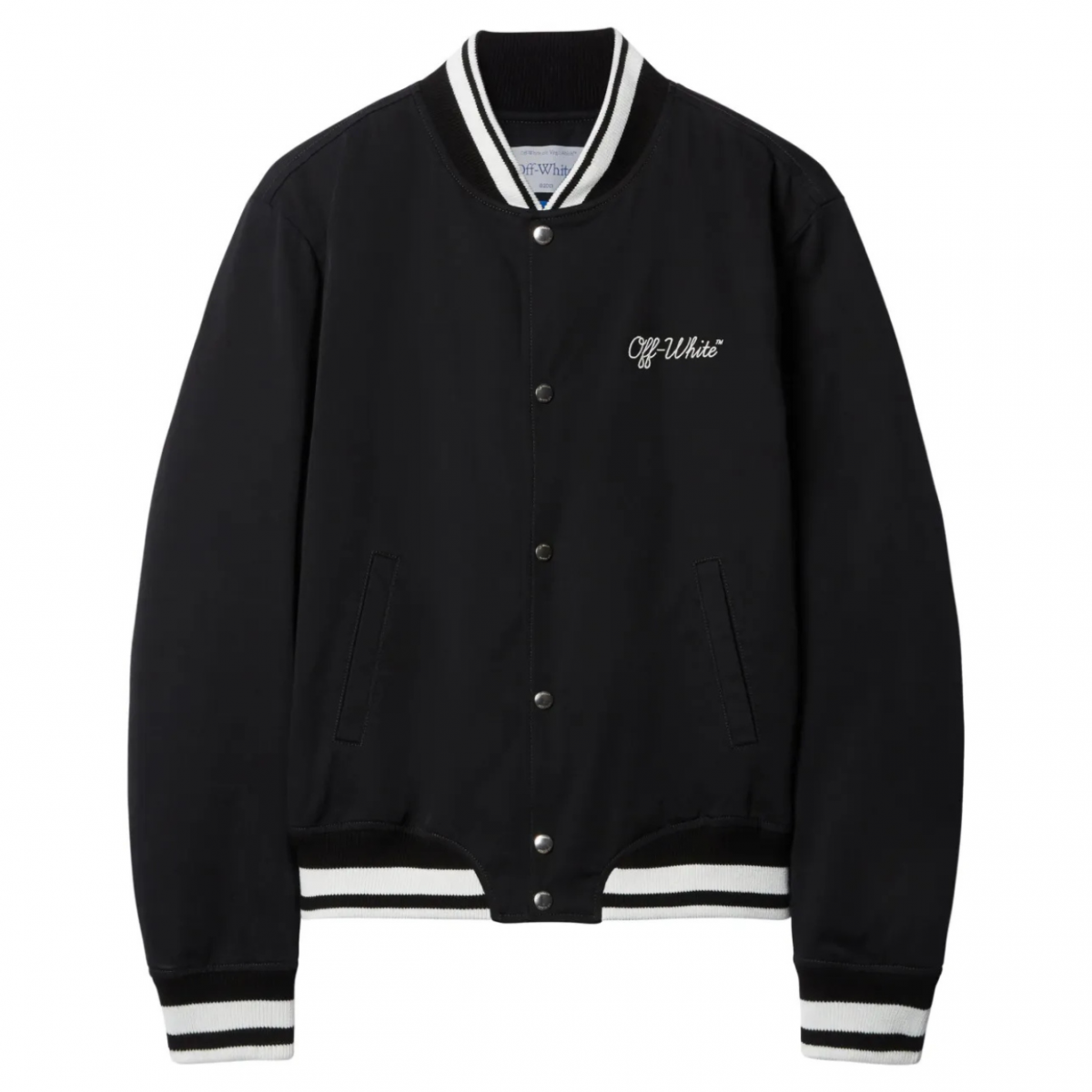 Black Script Varsity Jacket