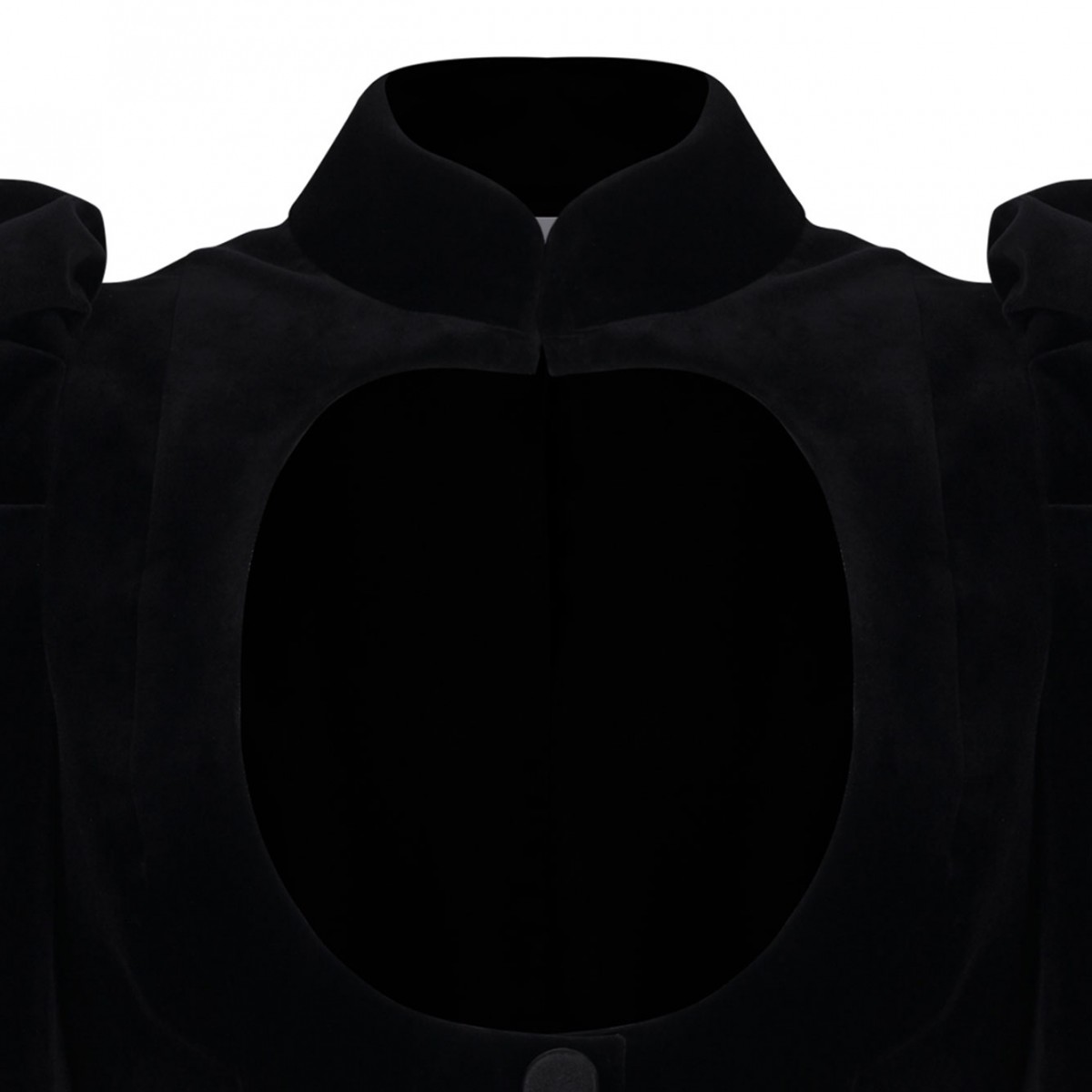 Black Velvet Panel Jacket