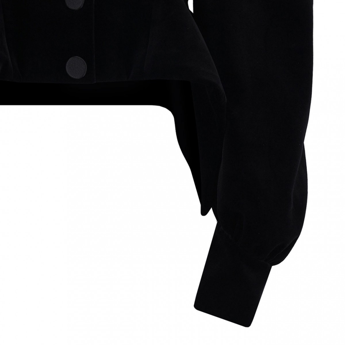 Black Velvet Panel Jacket