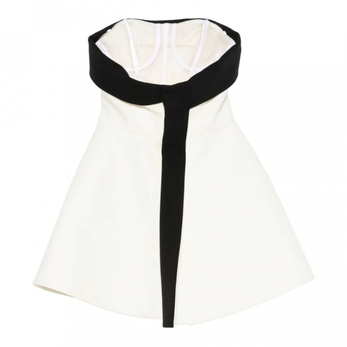 White Strapless Dress