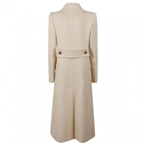 Cream Hypnotic Double-Breasted Coat 2
