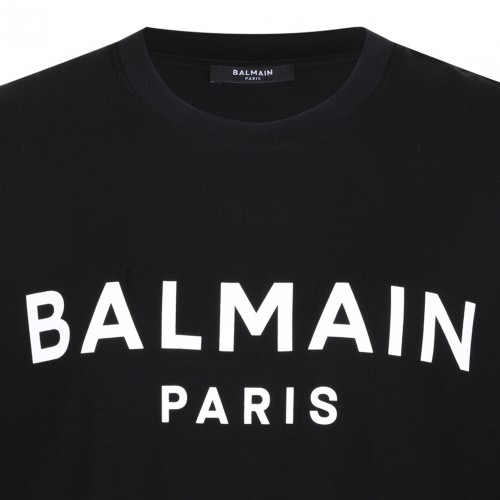 Black Logo Print T-Shirt