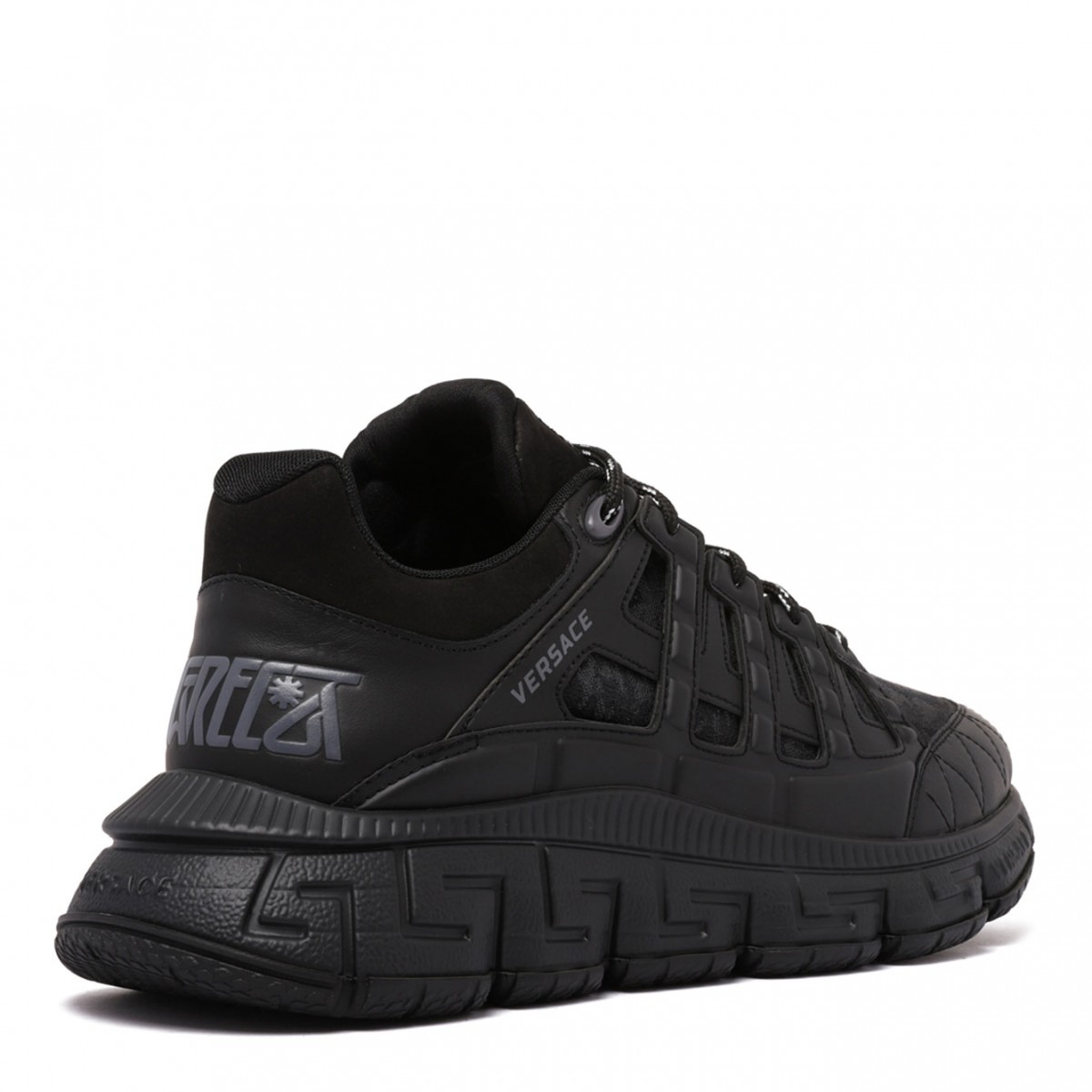 Black Trigreca Barocco Jacquard Sneakers