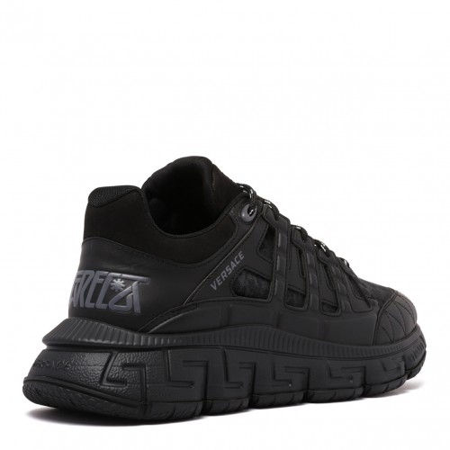 Black Trigreca Barocco Jacquard Sneakers