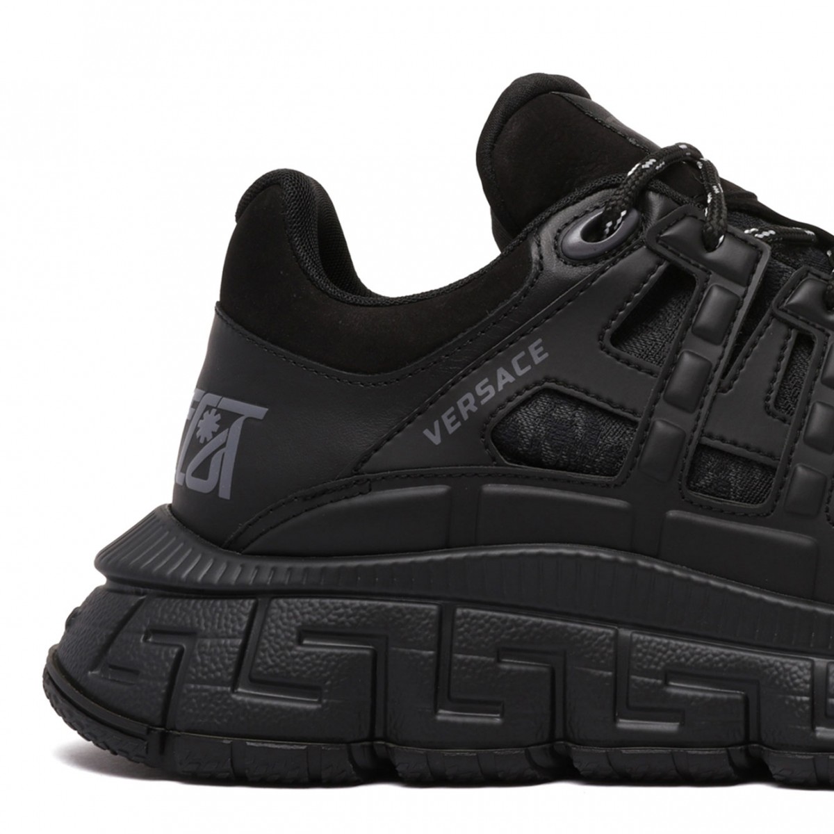 Black Trigreca Barocco Jacquard Sneakers