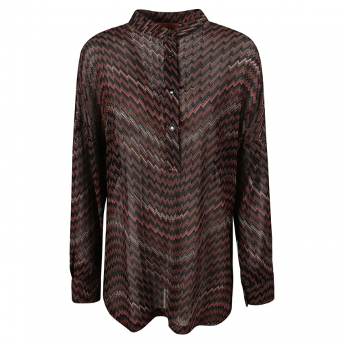 Multicolour Chevron Pattern Blouse