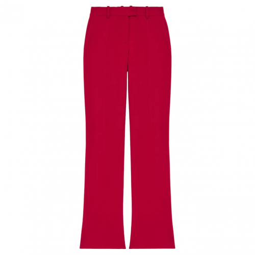 Grain De Poudre Fabric Trousers