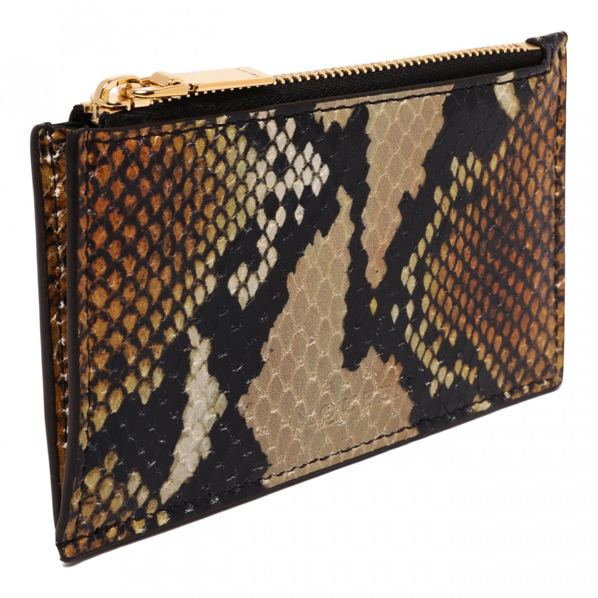 Snake Print Card Holder